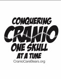 Conquering Cranio One Skull at a Time T-shirts