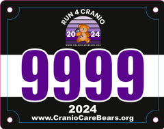 2024 Run4Cranio Upgraded Race Bib