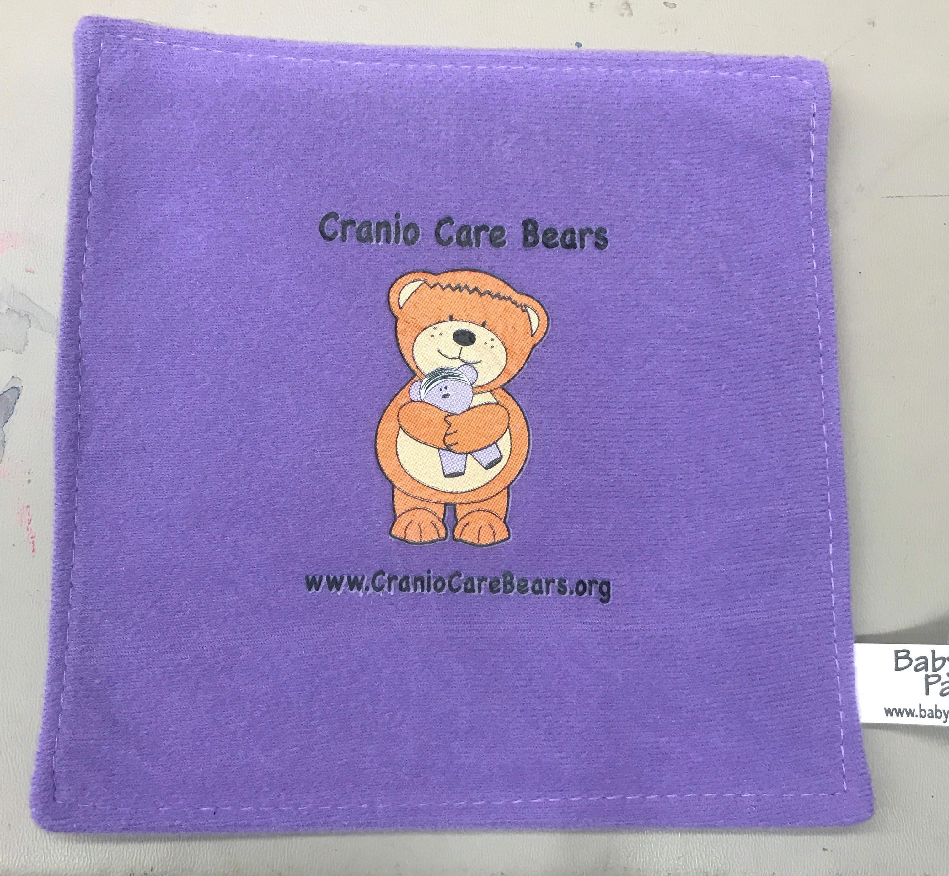 Cranio Care Bears Purple Crinkly Baby Paper