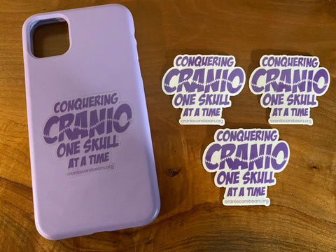 Conquering Cranio Stickers