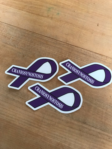 Craniosynostosis Awareness Sticker(small) - Auto