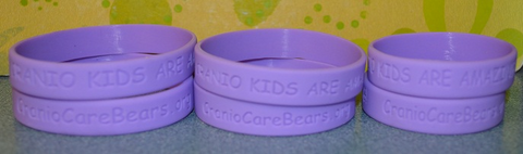 Cranio Kids Are Amazing! Silicone Awareness Wristbands